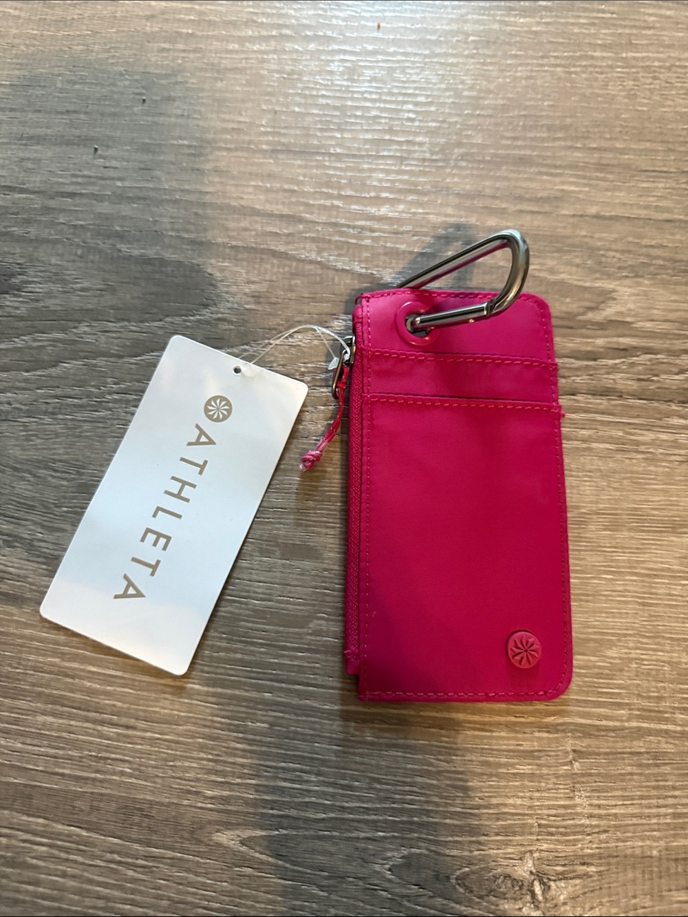 Athleta Bright Pink Card Wallet